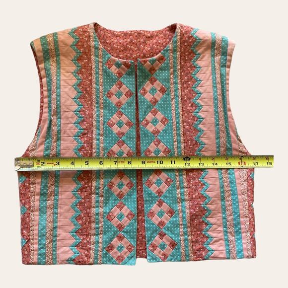 Homemade, micro quilted vest size small - Picture 5 of 9